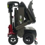 Folded View of Enhance Mobility Mojo Heavy Duty Auto-Folding Mobility Scooter