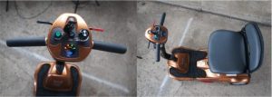 EV Rider Transport M Tiller Assembly