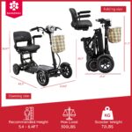 Bangeran Dragon Mobile EX 4 Wheel Folding Mobility Scooter with Child Seat