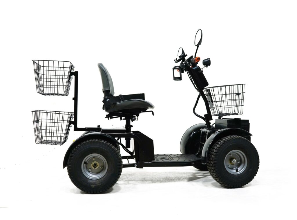 Cheetah Ninja all terrain mobility scooter full side view