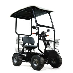 Cheetah Ninja canopy version mobility scooter front angle view
