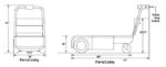 DJ Products PartsCaddy dimensions drawing