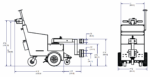 DJ Products WasteCaddy HD dimensions drawing
